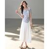 TERRE BLEUE Women's 2026 Summer Breathable T-shirt & A-line Skirt Set