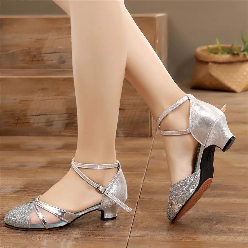 Shoes for Woman Hot Selling Women's Professional Dancing Shoes Ballroom Dance Latin Shoes Heels for Ladies Sandalias De Mujer
