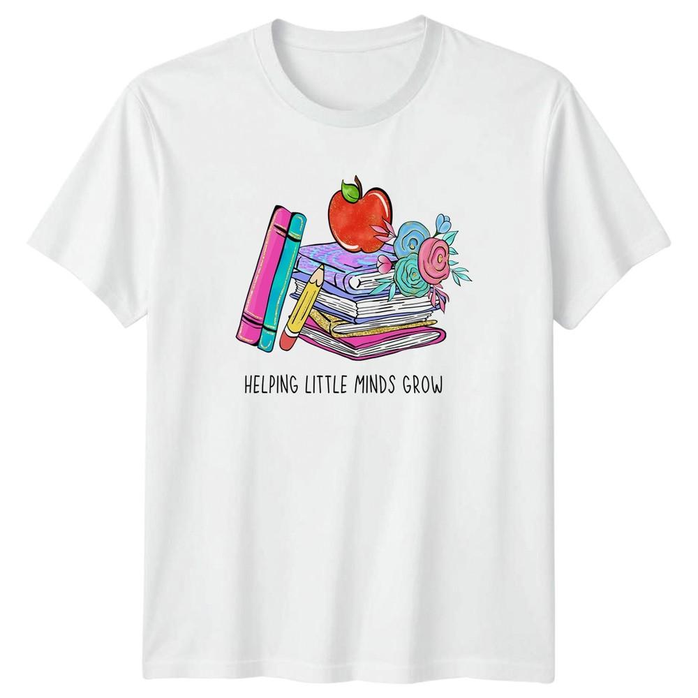 Helping Little Minds Grow Unisexs TShirt Teacher Appreciation Gift For Her S