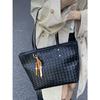High-end Commuting Retro Bag Women's 2025 New Fashion Woven Pattern Shoulder Bag Large Capacity Hand-to-hand Tote Bag