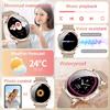 SACOSDING Women Fashion Smart Watch 1.32'' AMOLED Ultra-thin 3D Curved ScreenCustom Dial Bluetooth Call Waterproof Sport Ladiy Smart Watch