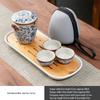 Shangqi Ru Kiln Portable Tea Set