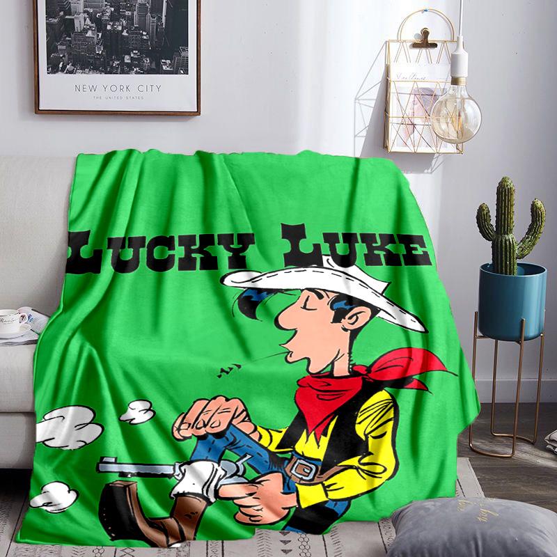 Luke Wild West Blanket Lightweight Flannel Bedding Blanket Perfect for Travel, Camping, Living Rooms, Offices, Sofas, Fan Christmas gift