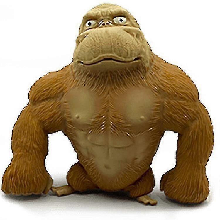 Neues Latex-Gorilla-Puppe Spielzeug, Orang-Utan Tier Stressabbau Spielzeug für Erwachsene und Kinder