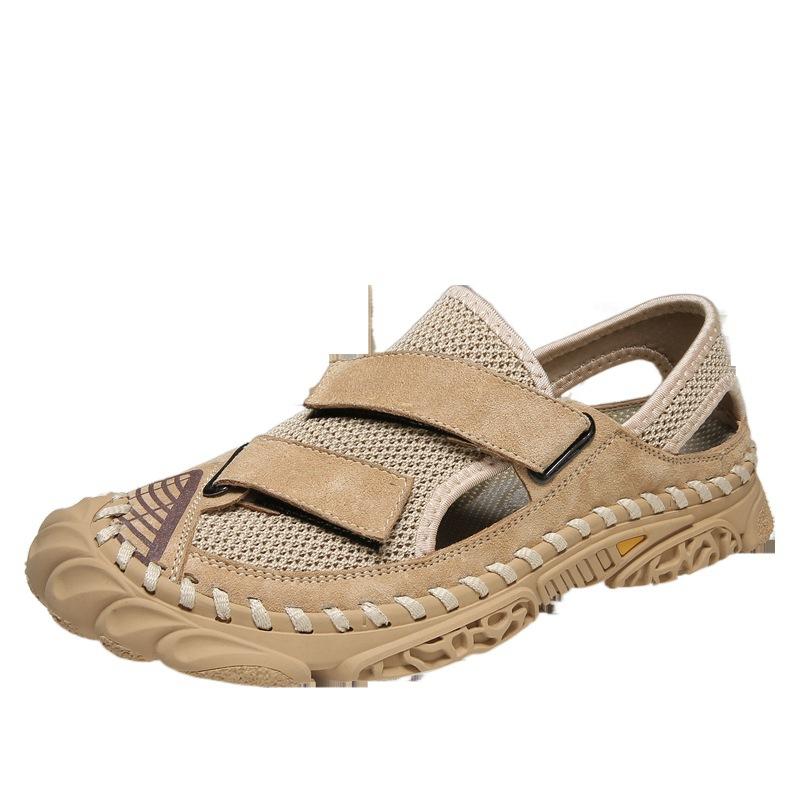 Summer new beach shoes casual bag head Roman shoes casual men's beach shoes bag head beach shoes Shoes