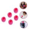 ERINGOGO 5-Piece Microphone Sponge Cover with Windproof Protection, Pink, for Conference Rooms