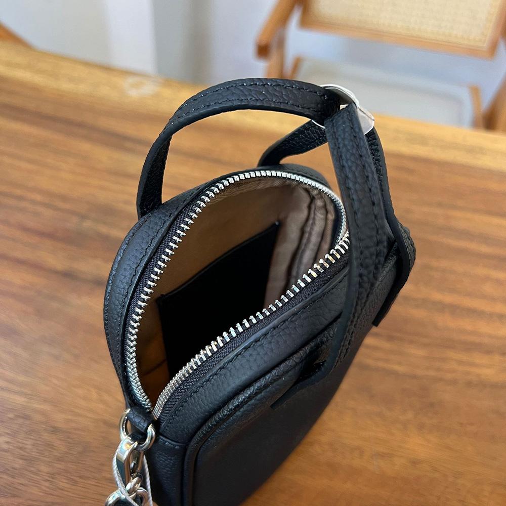 2025 Simple Small Genuine Leather Crossbody Bag First Layer Of Cowhide Women Handbags Purse Mini Shoulder Bag With Handle