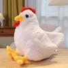 Rooster Plush Toy Cotton Filled Lovely Simulation Poultry Doll Plushies Companion Sofa Cushion Stuffed Cartoon Chicken Doll Kids Toy