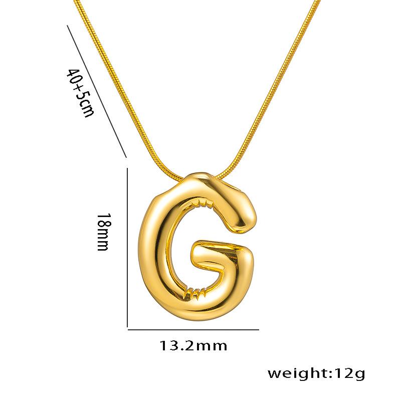 Collana con Ciondolo Lettera Alfabeto A-Z in Acciaio Inossidabile per Donna Catena a Serpente Iniziale Choker Clavicola Collane Gioielli per Regali di Compleanno