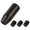 Tomtask Aluminum Carbon Gear Knob for AT and MT Universal Adapter Included Vehicles,