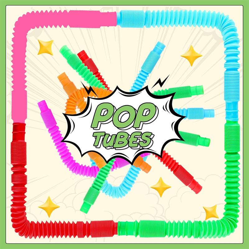 5/10 ks Pop trubičky Senzorické Fidget trubičky s Autismem Ceny do třídy Dárky Fidget hračka Senzorické učební trubičky pro úzkost