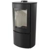 Wood Burning Steel Stove KRATKI FALCON Ø 150 10 kW Self Closing Door