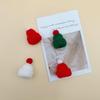 Cute Mini Knitted Christmas Hat for Dolls - Decorative Wool Finger Hat