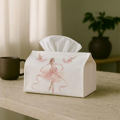 1 pièce Boîte à mouchoirs Romantique Classique Élégante, Danseuse de ballet Créative Rangement Maison Salon, Boîte à mouchoirs Couleur Minimaliste Écologique, Distributeur de serviettes