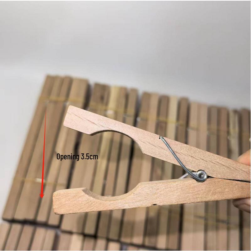Bamboo Wooden Glass Test Tube Clamp - Laboratory Supplies/Consumables