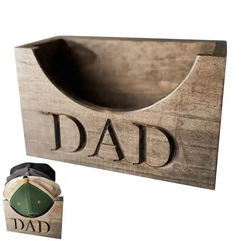 

Wooden Hat Holder Box Birthday Gift Father s Day gift wooden hat display stand wooden baseball hat rack cap organizer for Papa хаки