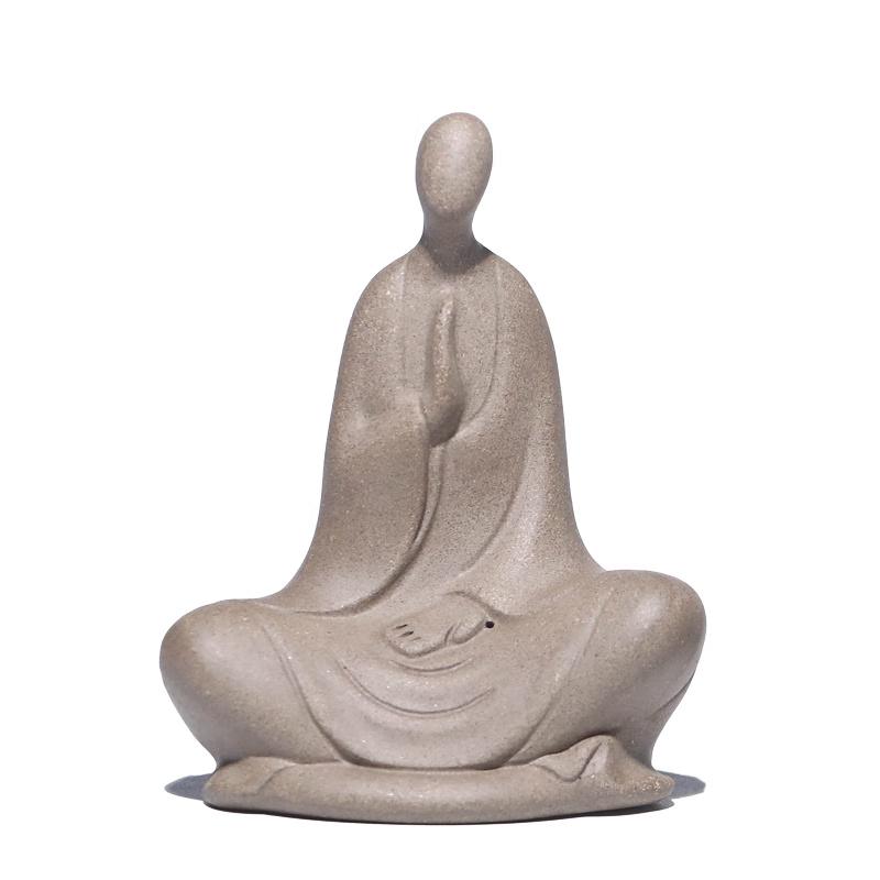 Purple Clay Zen Monk Tea Pet