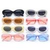 2025 Black Oval For Men And Women, High-End Ins Style, Internet Celebrity Street Fashion, Glitter Sunshade Sunglasses