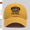 pc pcs Soccer Mom Baseball Cap with Football Print  Heart Design  Adjustable Trucker Hat Suitable for Women  Men Lightweig