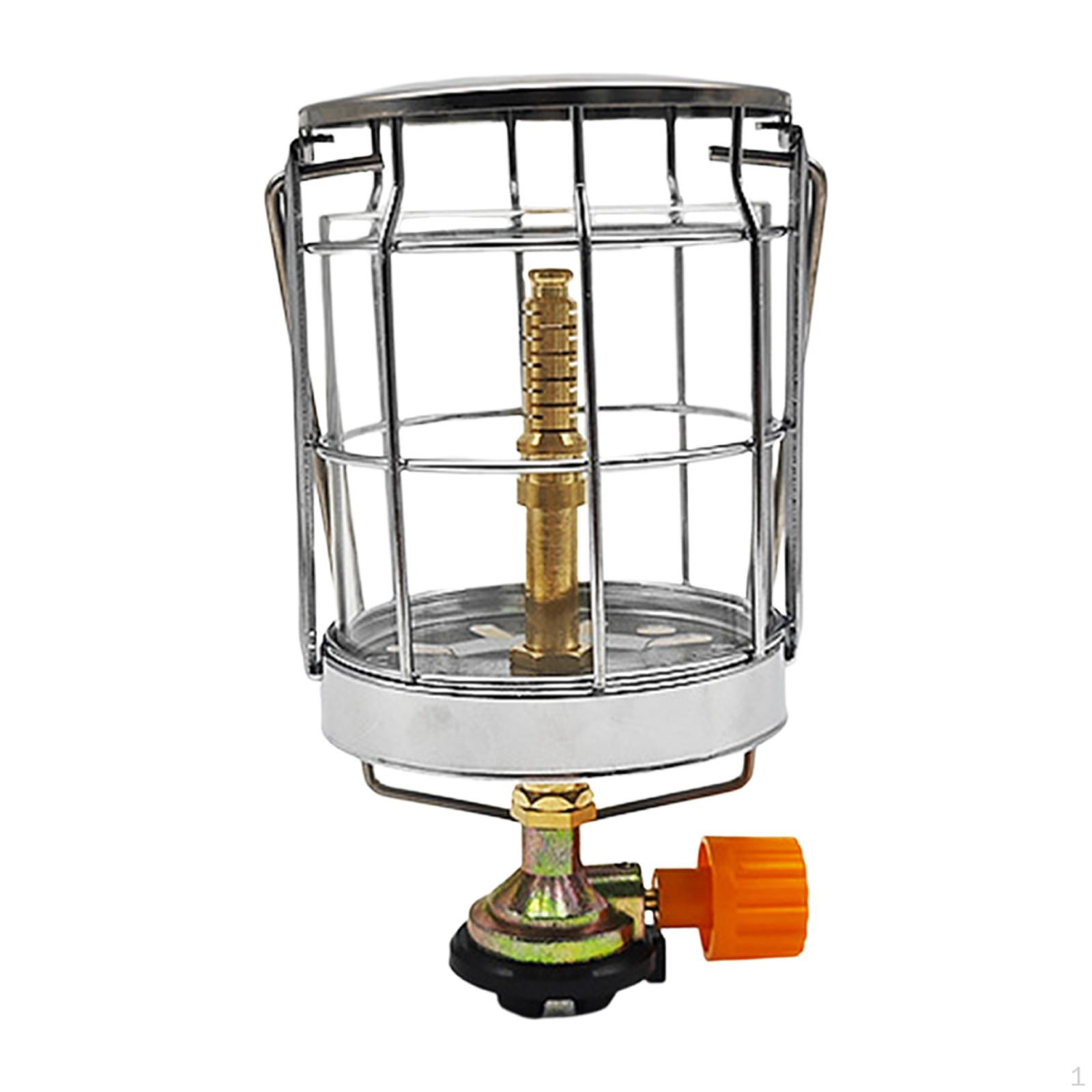 Outdoor Gas Lantern Portable Tent Fuel Lamp Torch Light Mantle Compact