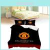 Manchester United Comforter Set With Active Printing For Home Bedroom Use