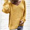 Ladies, Sweaters, Knitwear, Casual, V-neck, Warm Pullover, Soft, Comfortable Knit