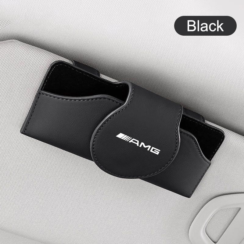 2025 New Car Eyeglass Clip Interior Decoration Sun Glasses Storage Box For Mercedes Benz AMG A C E Class W201 W210 W108 W204 W20