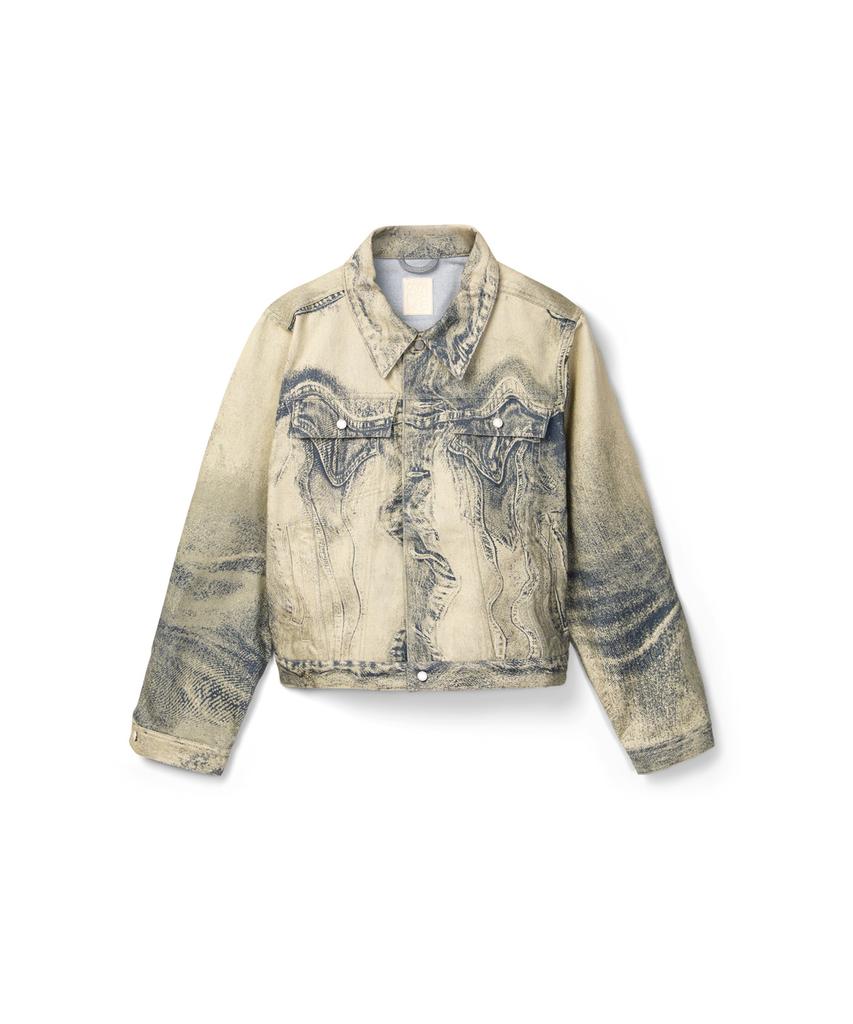 Camperlab Distorted Denim Jacket Sand-Black