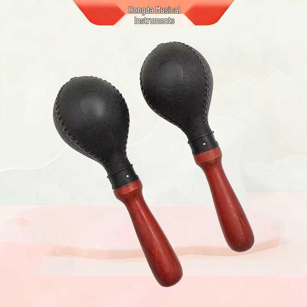 Hand-Cranked Maraca: Orff Percussion Instrument for Kindergarten Music and Early Education