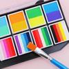 Facial Water-Soluble Body Painting Face Makeup Palette for Kids Adults Stage Halloween Cosplay Party Art Supplies Makeup Kit