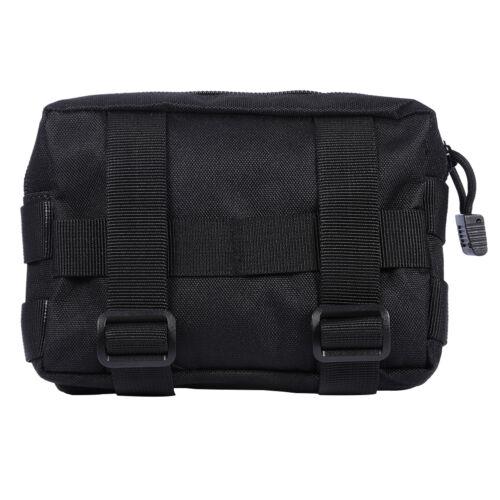 

Waist Tactical Utility Pack Pouch Military Camping Hiking Outdoor Bag Belt Bags Black,Small