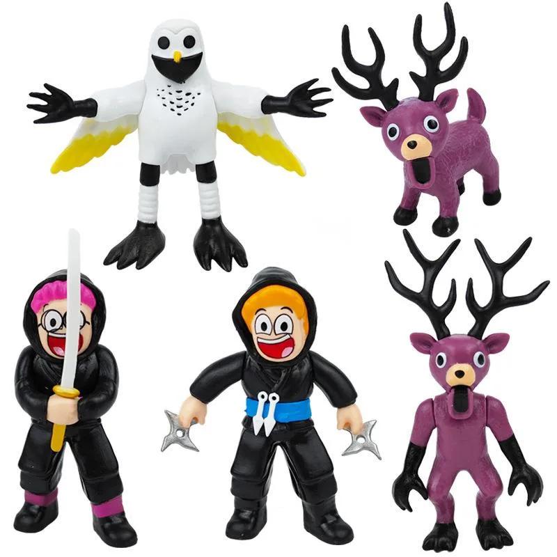 NEW  99 Nights In The Forest Figures Toy 99 Nights Figures Figurine Owl Deer 99 Nights In The Forest Figurine Plastic Gift