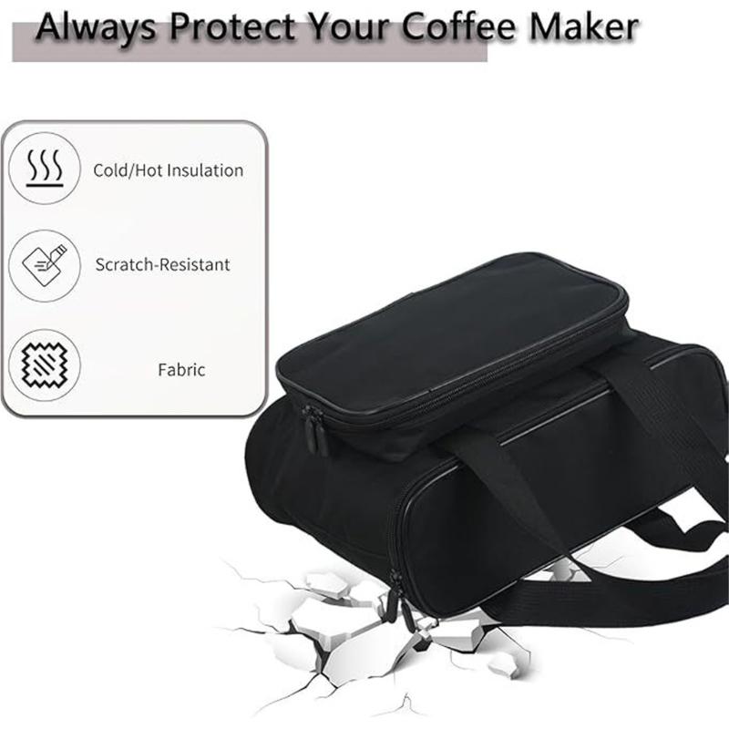 Waterproof and Shockproof Portable Cover for Single Serve Coffee Machines Featuring Thick Cushioning and Sturdy Structure.