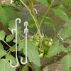 9.5/13/16cm Tomato Support J Shaped Ear Hook Clip Garden Vegetable Grape Vine Fastener Buckle Prevent Fruit Cluster Falling 50Pcs