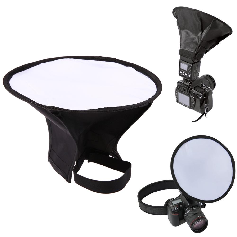 20cm Round Flash Softbox for Diffuser Speedlight Photography Canon