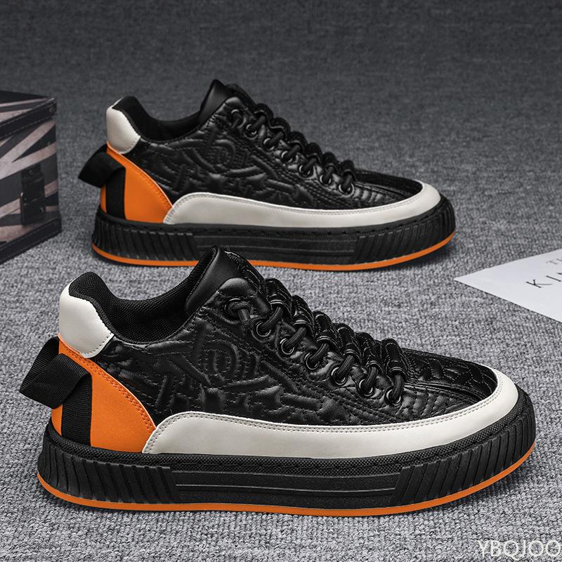 Autumn New Men Sport Casual Shoes Fashionable Comfortable Thick Soled Height Increasing Men Flats Lightweight Breathable Sneaker