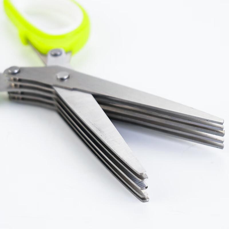 HSDIC 5-Blade Stainless Steel Kitchen Scissors