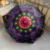 1 PC Automatic Folding Umbrella - Retro flowers Pattern, Portable & Foldable Design with 8 Ribs, Christmas Birthday Gifts