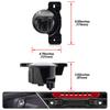 Mingrui Test 2pcs LED Fog Lights Replacement for J'eep Wrangler JK JL Gladiator JT OEM Factory Fog Lamp