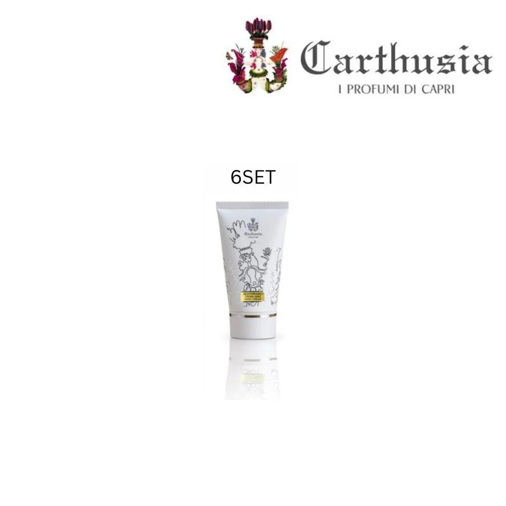 Carthusia Mediterraneo Perfume Hand Cream 75ml (6 Pieces)