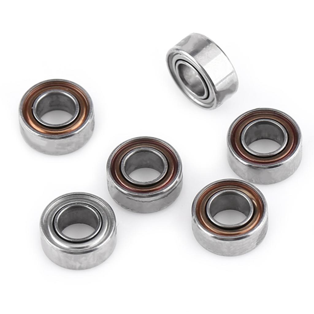 10pcs MR63ZZ Double Shielded Miniature Ball Bearings 3x6x2.5mm for 3D Printer, Model Making