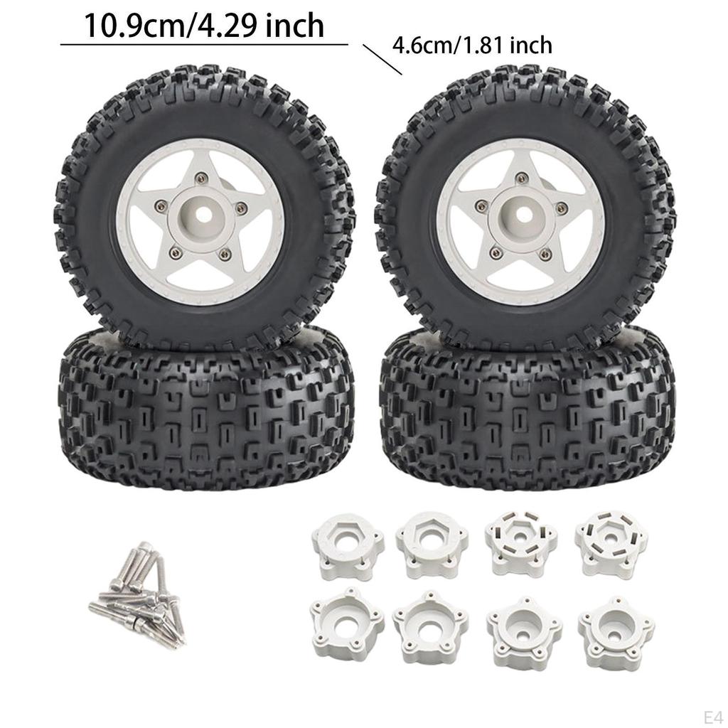 4 Pack of RC Wheel Rims for 1:8 and 1:10 Scale Models