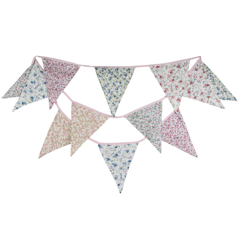 Large Cotton Triangle Flags for Parties and Outdoor Events