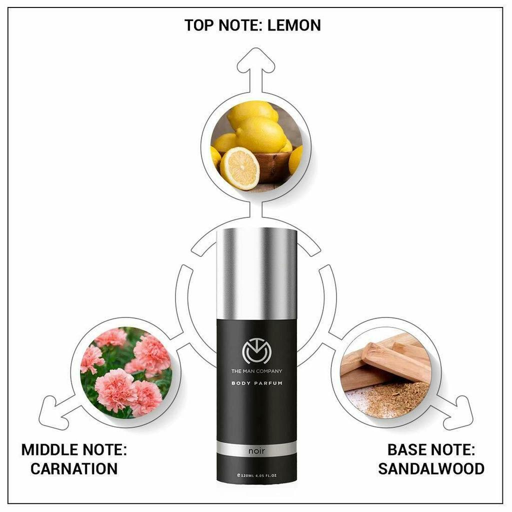 The Man Company Body Perfume For Men Noir Long Lasting Fragrance 120 Ml 3?B07DYKVYZH