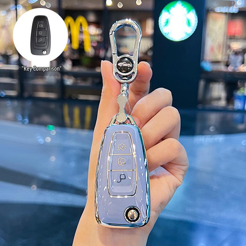 High-Grade Protective Key Shell for Ford Focus, Escort, and Kuga - Unisex