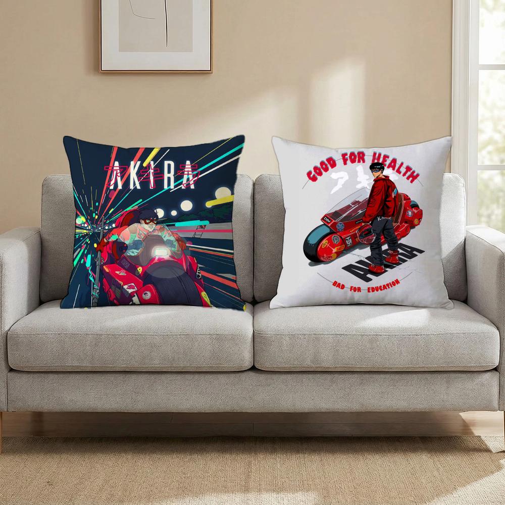 A-Akira ANIME Cushion Cover Multi-Scene Pillow Cover for Home & Car - Reversible, Soft & Durable for Daily Use