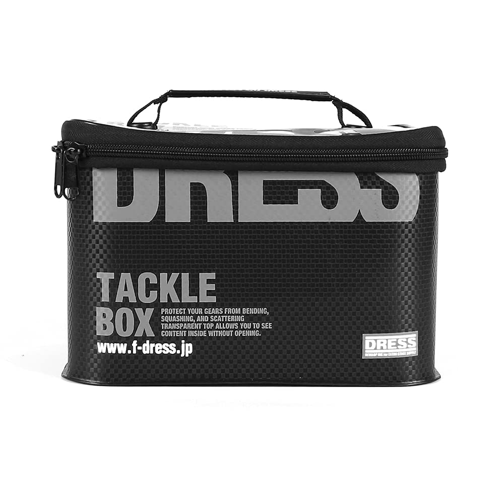 Tackle Box Gray EVA Multifunctional Fishing Tackle Case Storage Container Tackle Bag Reel Case Worms Lures Box [DRESS] Multi, [M]