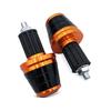 Tourtecs LE2 Handlebar Ends / Weights for Motorcycle Universal Handlebar Orange