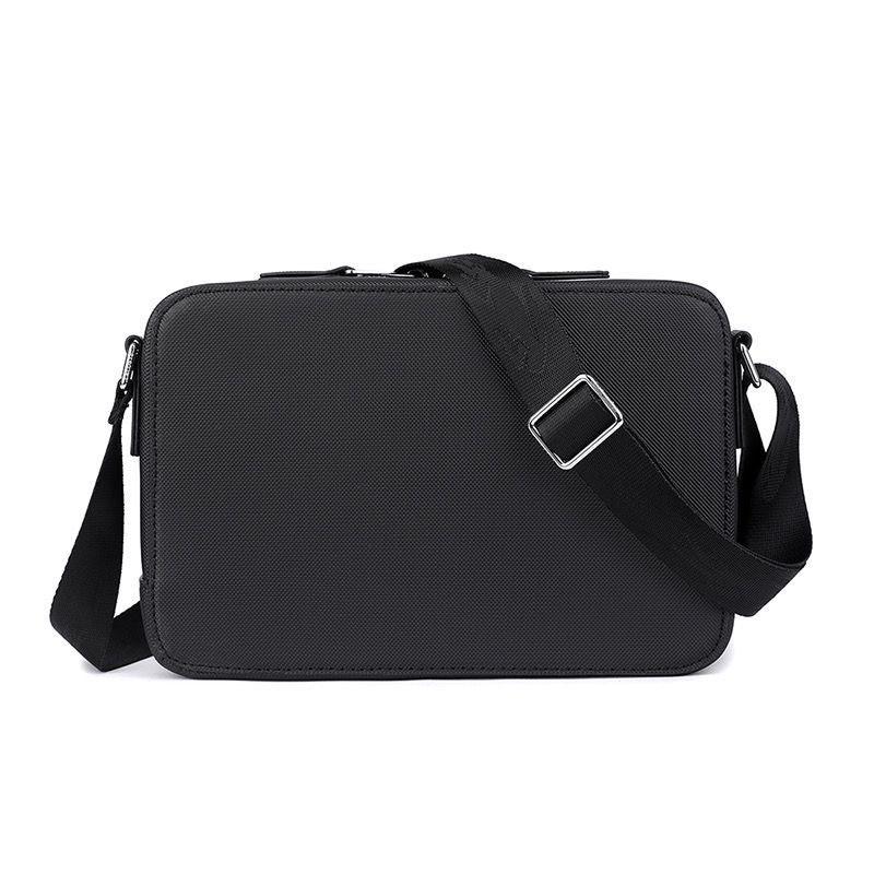 Men's Casual Vertical Crossbody Briefcase - Single Shoulder Solid Color Trend