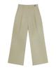 RAMU STUDIO Denzel Wool Belted Point Pintuck High-Waisted Wide Slacks Pants Pickle Denzel11Pk